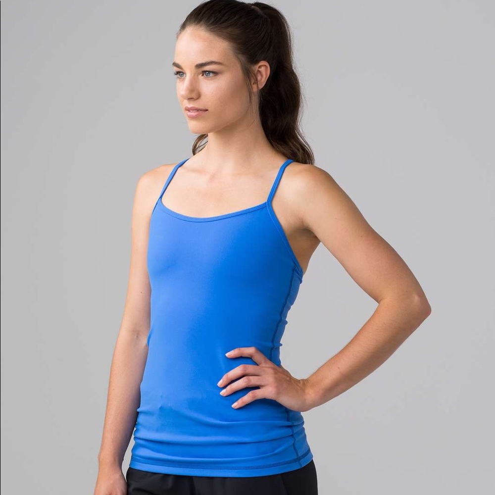 Blue lulu lemon tank